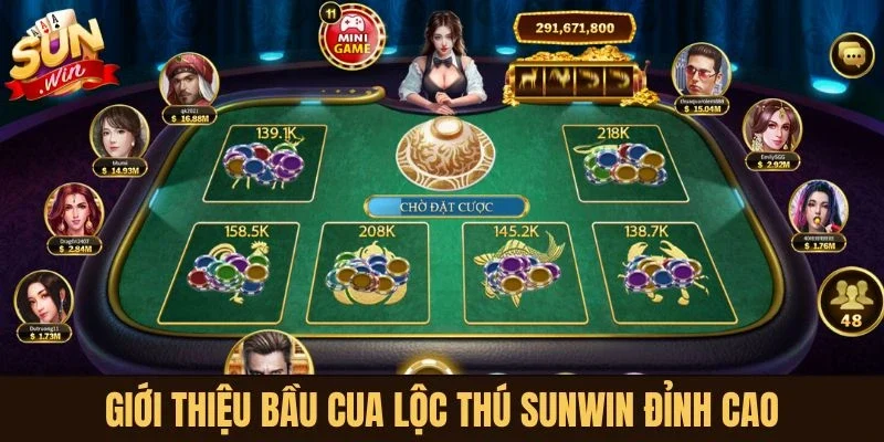 Giới thiệu siêu phẩm Bầu Cua Lộc Thú Sunwin